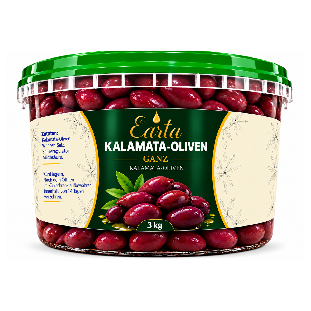 Earta — Kalamata-Oliven ganz