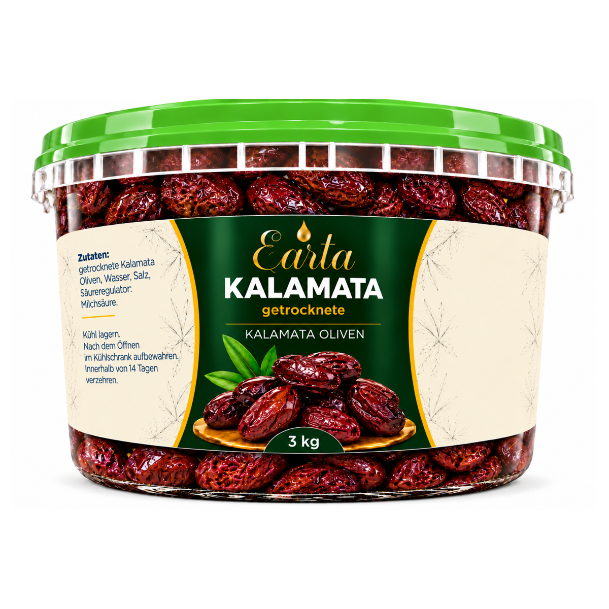 Earta — Kalamata-Oliven getrocknet