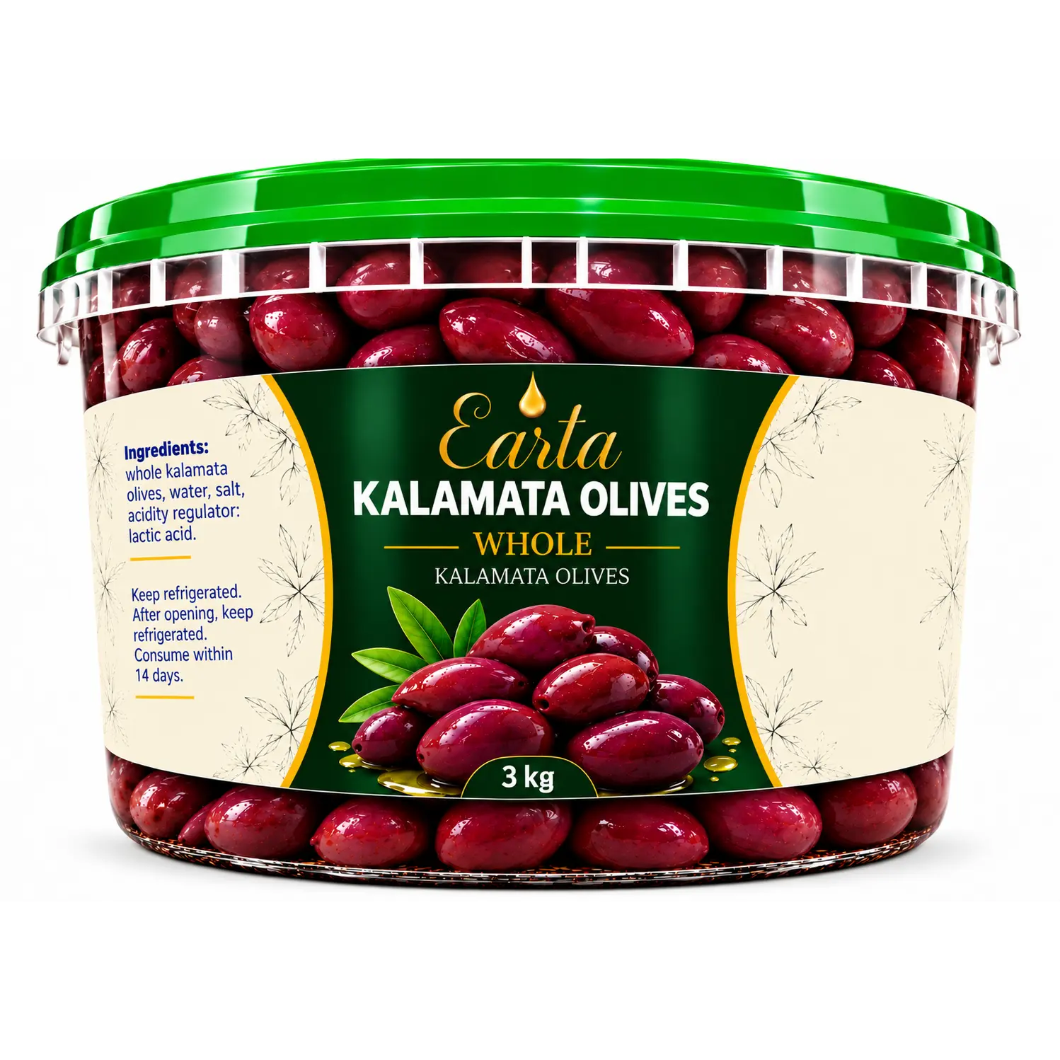 Earta — Kalamata Olives — Whole