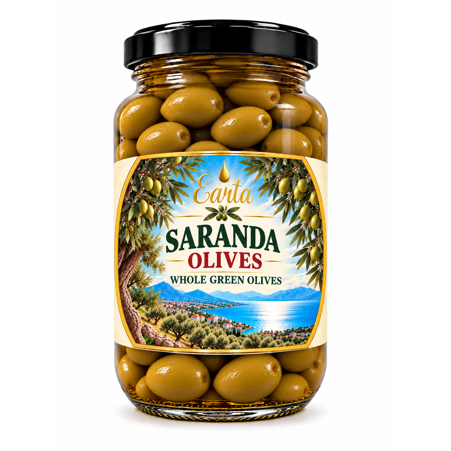 Earta — Saranda Whole Green Olives