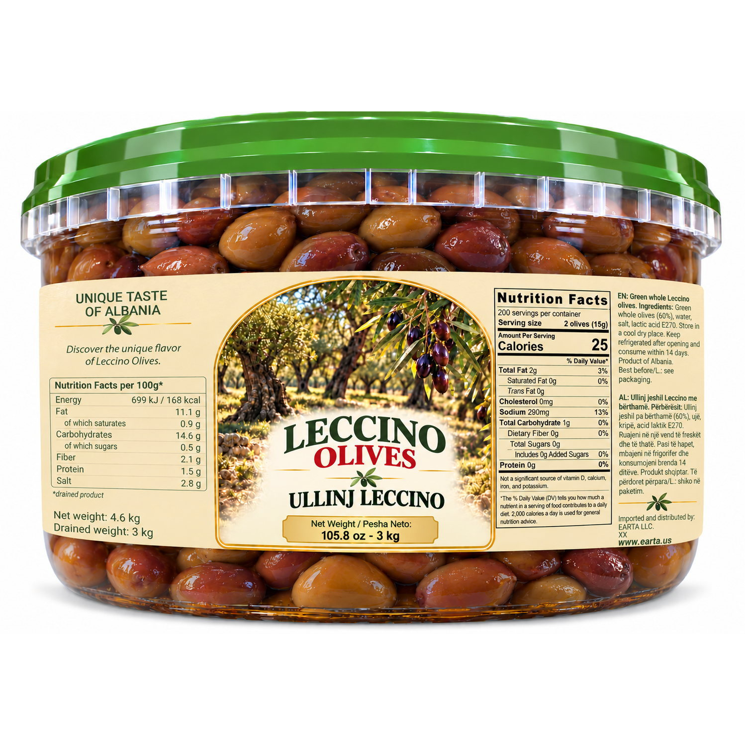 Earta — Leccino Olives