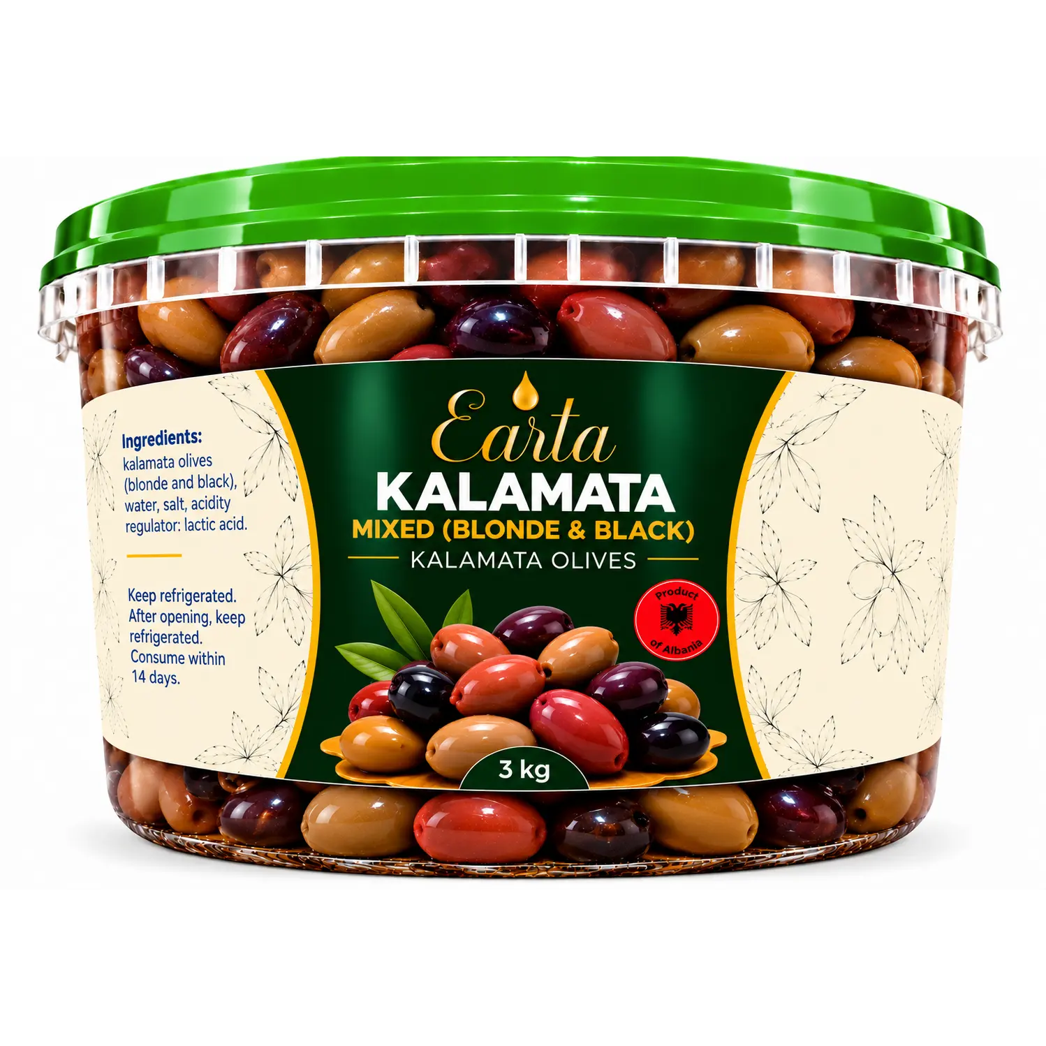 Earta — Kalamata Mixed (Blonde & Black)