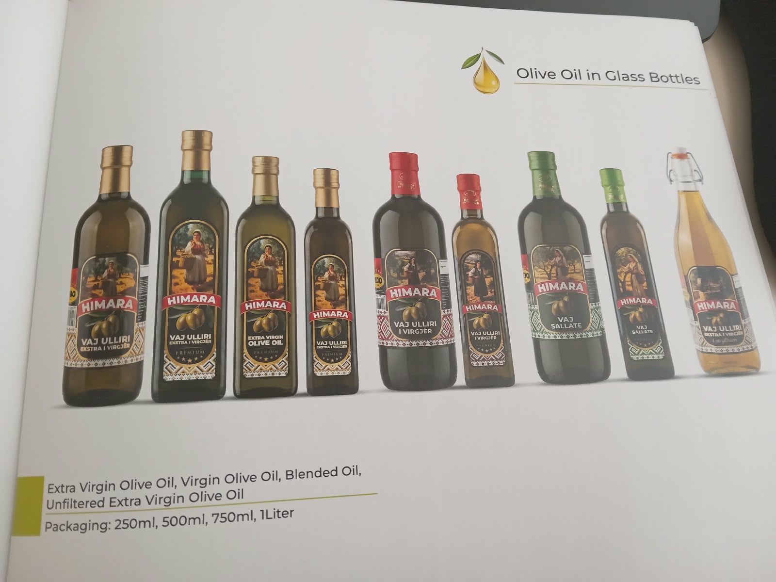 HIMARA olive oil range