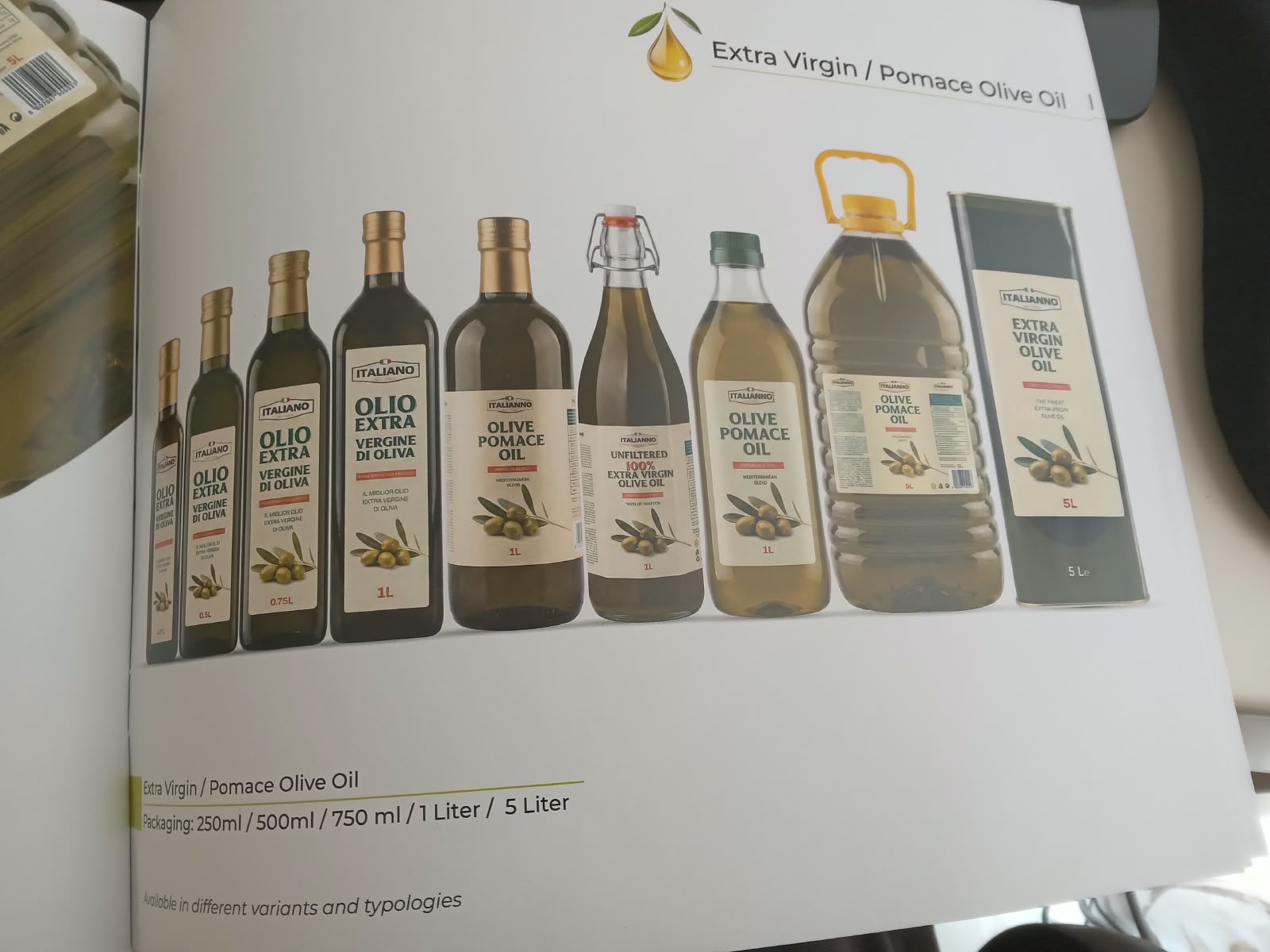 ITALIANNO olive oil range